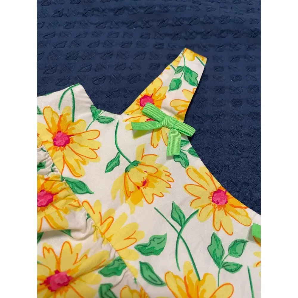 Bonnie Jean Floral Dress 3/3T girls toddler sunflowers